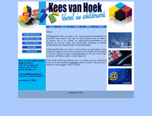 Tablet Screenshot of keesvanhoek.nl